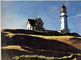 Edward Hopper Lighthouse Hill painting